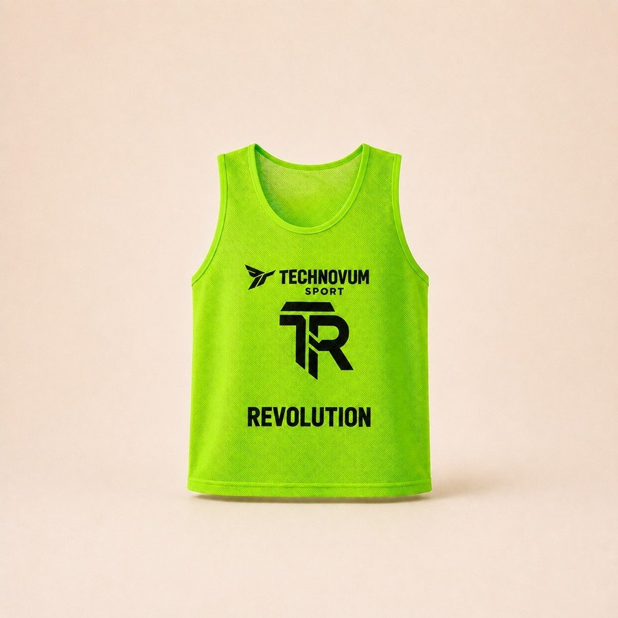 Peto de entrenamiento Revolution verde neón con logo TR
